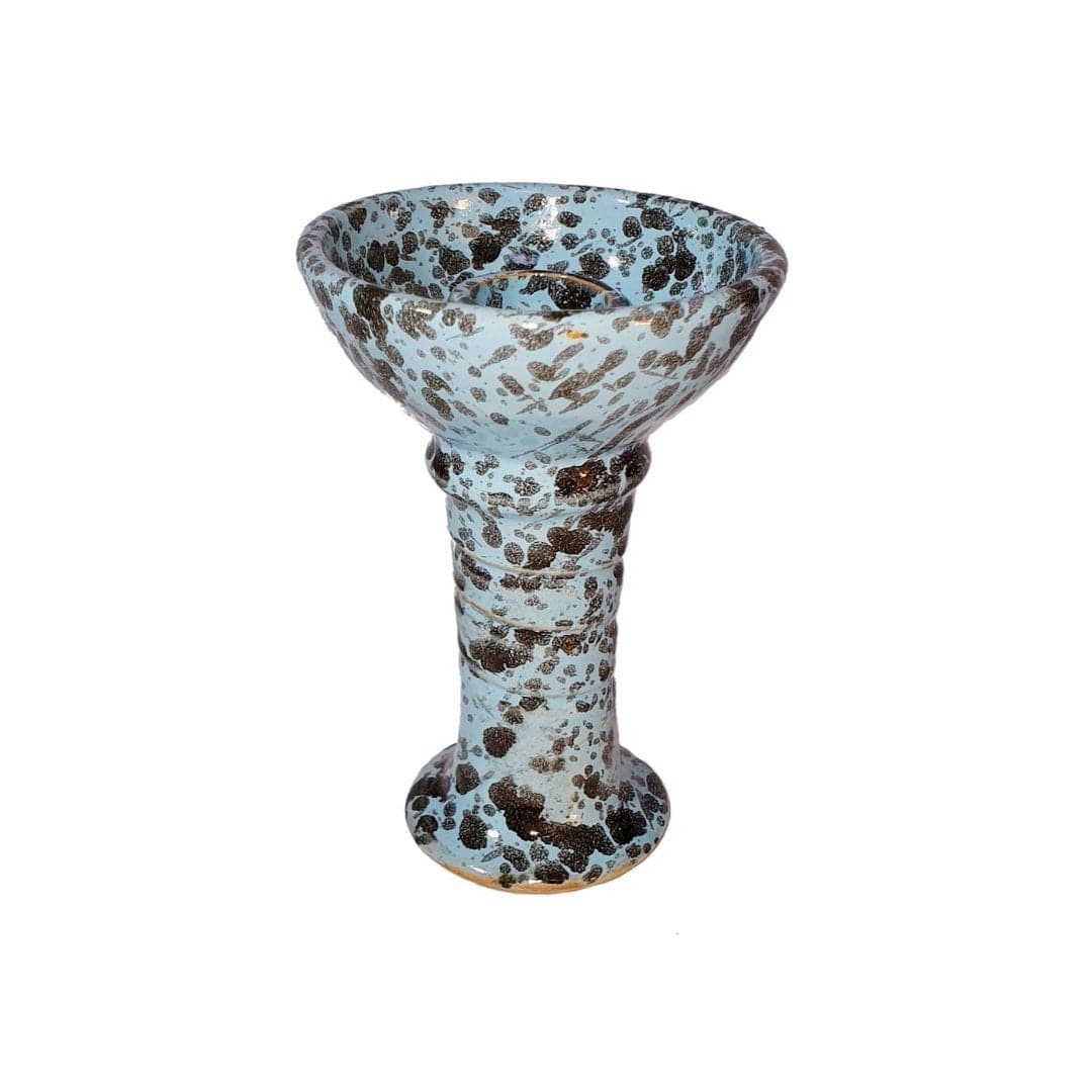 Khalil Mamoon Funnel Bowl - Blue & Black - Khalilmamoon