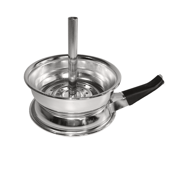 Silver Chimney Charcoal Holder (Incl. Handle) - Khalilmamoon